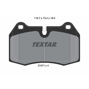 Kit de plaquettes de frein, frein à disque