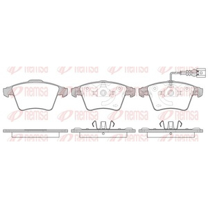 Kit de plaquettes de frein, frein à disque