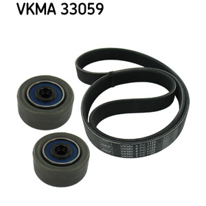 Jeu de courroies trapézoïdales à nervures