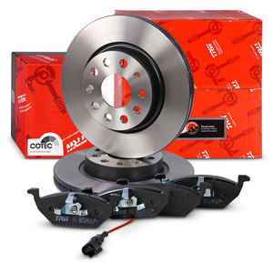 Disques de frein + plaquettes de frein avec contact d'avertissement avant