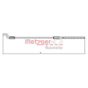 Tirette à câble, frein de stationnement