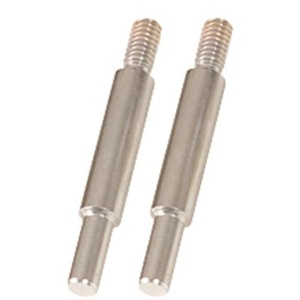 Round adaptor, pack of 2, chrome plated, 6mm