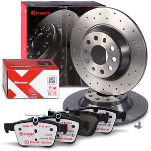 XTRA disques de frein + plaquettes de frein arrière