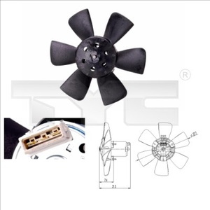 Ventilateur, refroidissement du moteur