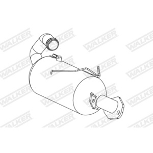 Filtre à particules / à suie, échappement