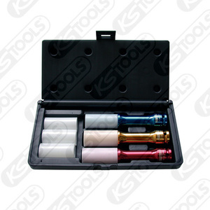 1/2" Aluminium wheel impact socket set, extra deep, 6 pcs