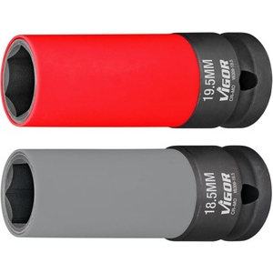 Jeu de clés à douille à chocs - Nombre d'outils : 2