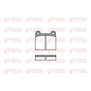 Kit de plaquettes de frein, frein à disque