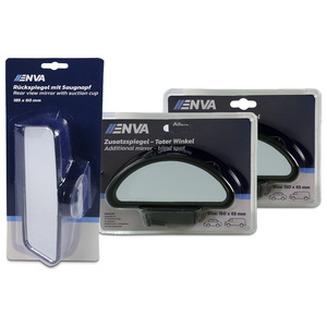 2x rétroviseurs supplémentaires - angle mort + 1x rétroviseur avec ventouse