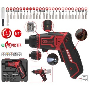 eMONSTER Jeu de tournevis à embouts 1/4" sans fil, 27 pièces