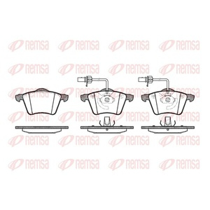 Kit de plaquettes de frein, frein à disque