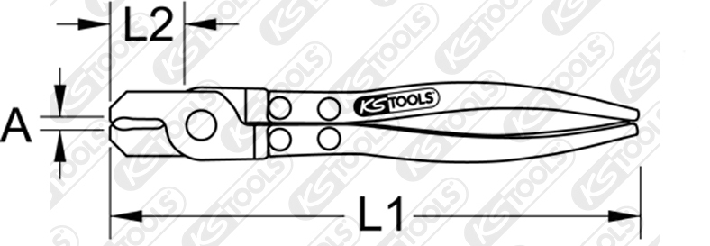 Cleste colier furtun KSTOOLS KS115.1039
