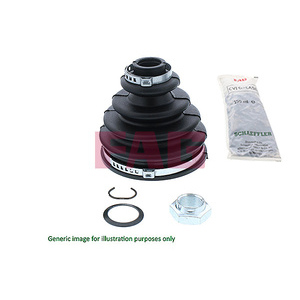 Jeu de joints-soufflets, arbre de commande