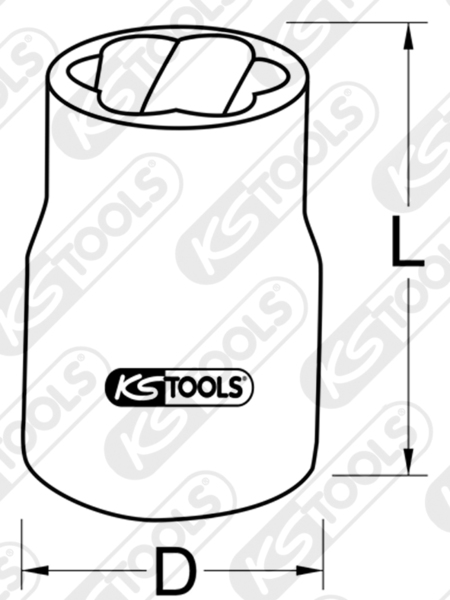 Tubulara de impact KSTOOLS KS913.3860