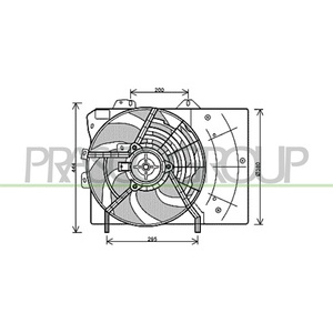 Ventilateur, refroidissement du moteur