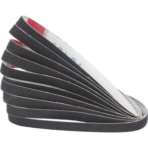 Sanding belt for pneumatic belt sander, grain size 120