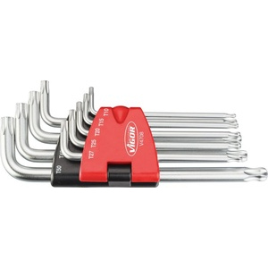 Jeu de tournevis coudés TORX® - TORX® femelle - 9 pces