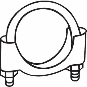 Raccord de tuyaux, système d'échappement 58mm