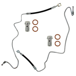 2x tuyau de frein essieu arrière