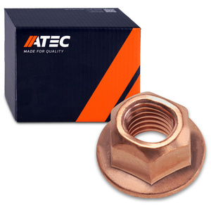 ATEC 34007407 - Écrou M10 x 1,5 (Cu) DIN267 (collerette)