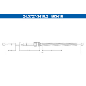 Tirette à câble, frein de stationnement