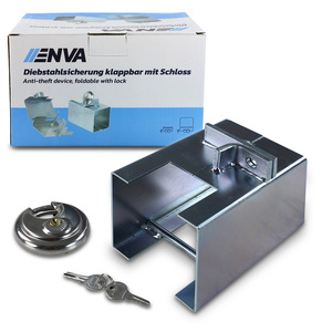 Antivol pour remorque, antivol de coffre - pliable avec serrure