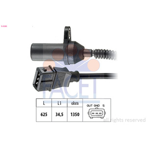 Capteur d'angle, vilebrequin