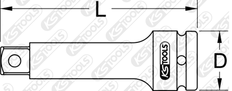 Prelungitor, cheie tubulara KSTOOLS KS515.1806