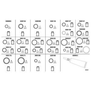 VALEO 698929 - Kit de réparation de joints toriques