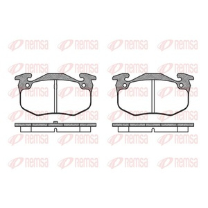 Kit de plaquettes de frein, frein à disque