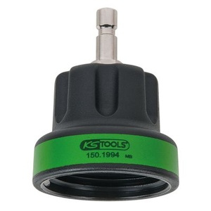 Coolant system adapter, #22, M 45 x 3.0, green