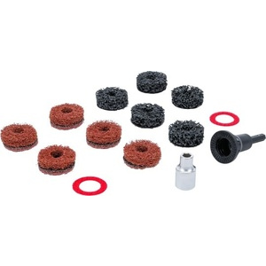 Jeu de meuleuses de moyeu de roue pour boulons filetés et boulons d'écrou de roue 14 pièces