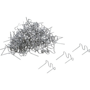 Jeu d'agrafes de réparation - forme ondulée - 0,6 mm - 100 pcs.