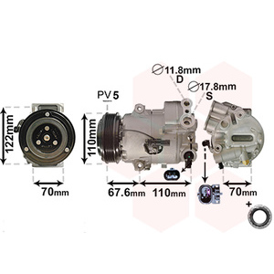 VAN WEZEL Portellone Posteriore Per Volkswagen Transporter IV (1990-2003): Lamiera Di Riparazione Bilaterale