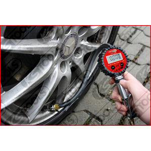 Digital tyre filling gauge, 0-14bar