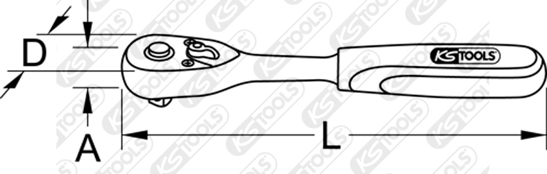 Cheie cu clichet KSTOOLS KS918.1510