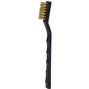 Brosse métallique en fil de laiton pour bougies d'allumage, 2 rangées, 170mm