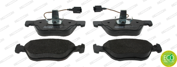 Set Pastiglie Freno Anteriori GH GH-410108 Per ALFA ROMEO 147, 156 – Dimensioni 155x59x19 Mm – Con Sensori Usura