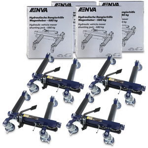 4x aide hydraulique à la manœuvre - cric - 680 kg