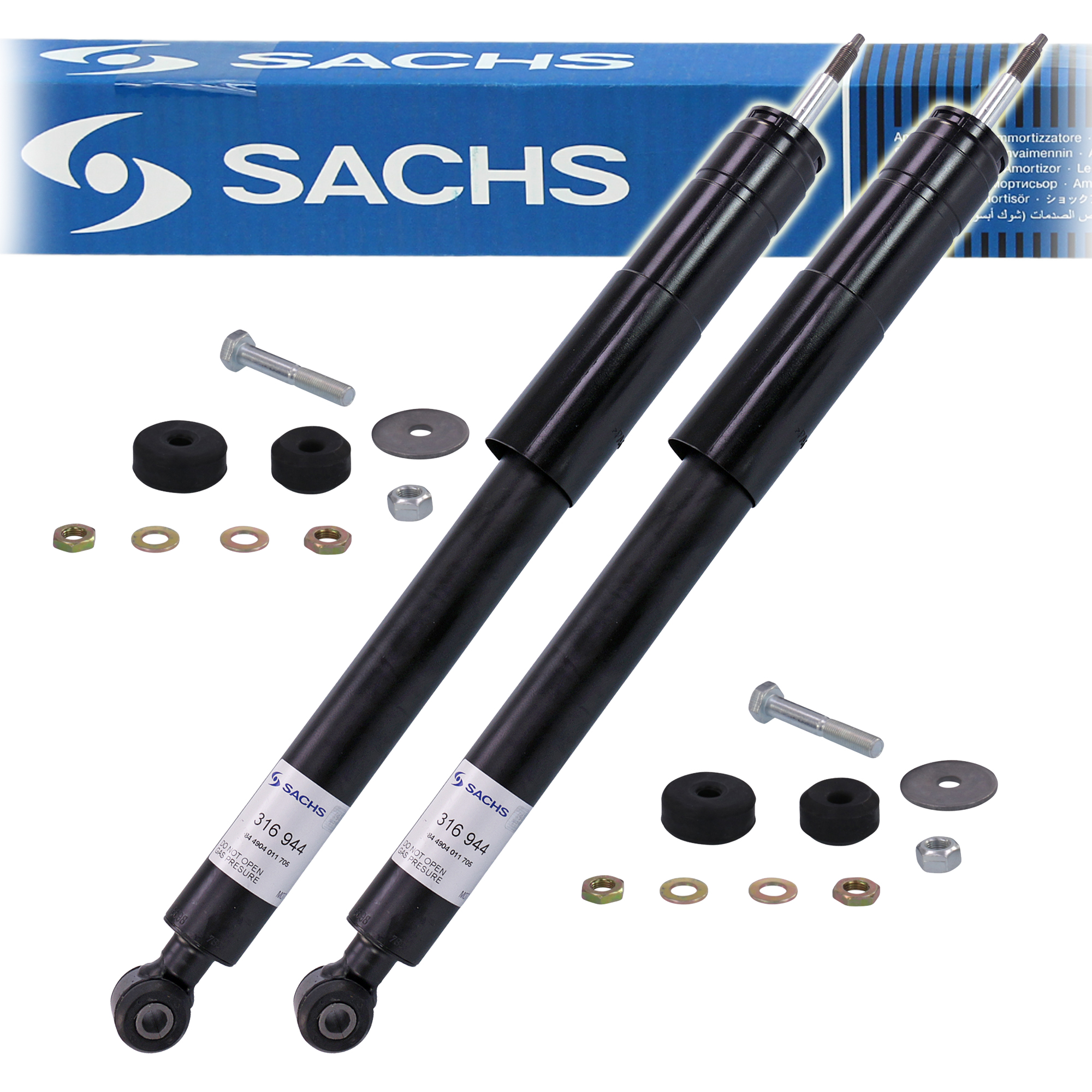 317 969 SACHS Ammortizzatore A pressione del gas, A doppio tubo