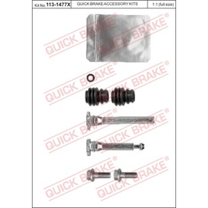 Jeu de douilles de guidage, étrier de frein