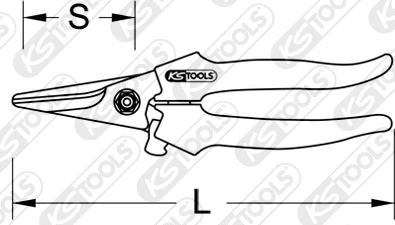 Cleste-foarfeca KSTOOLS KS118.0071