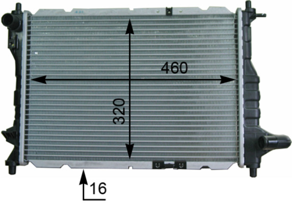 MAHLE CR 944 000S - Radiateur, refroidissement du moteur