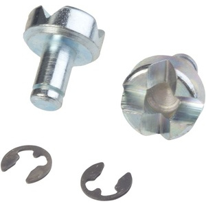 Jeu de pièces de rechange 2 boulons de fixation, 2 rondelles de sécurité