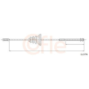 Tirette à câble, frein de stationnement