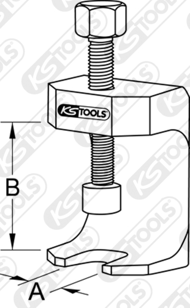 Extractor, stergator geam KSTOOLS KS700.1198
