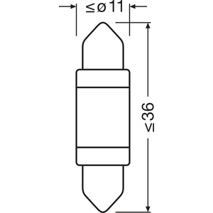 Ampoule (lampe de sécurité de porte)