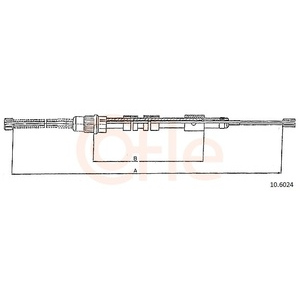 Tirette à câble, frein de stationnement