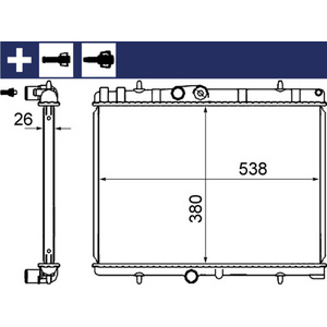 Radiateur, refroidissement du moteur
