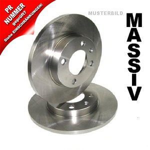 2x disque de frein essieu avant complet